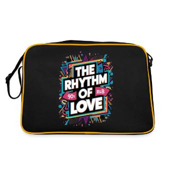 The Rhythm of Love 90s R&B - Retro Bag - black/gold - Back