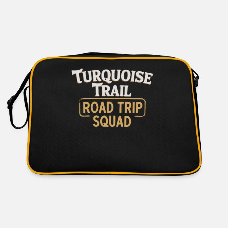 Turquoise Trail Road Trip Squad for Adventurers Retro Bag