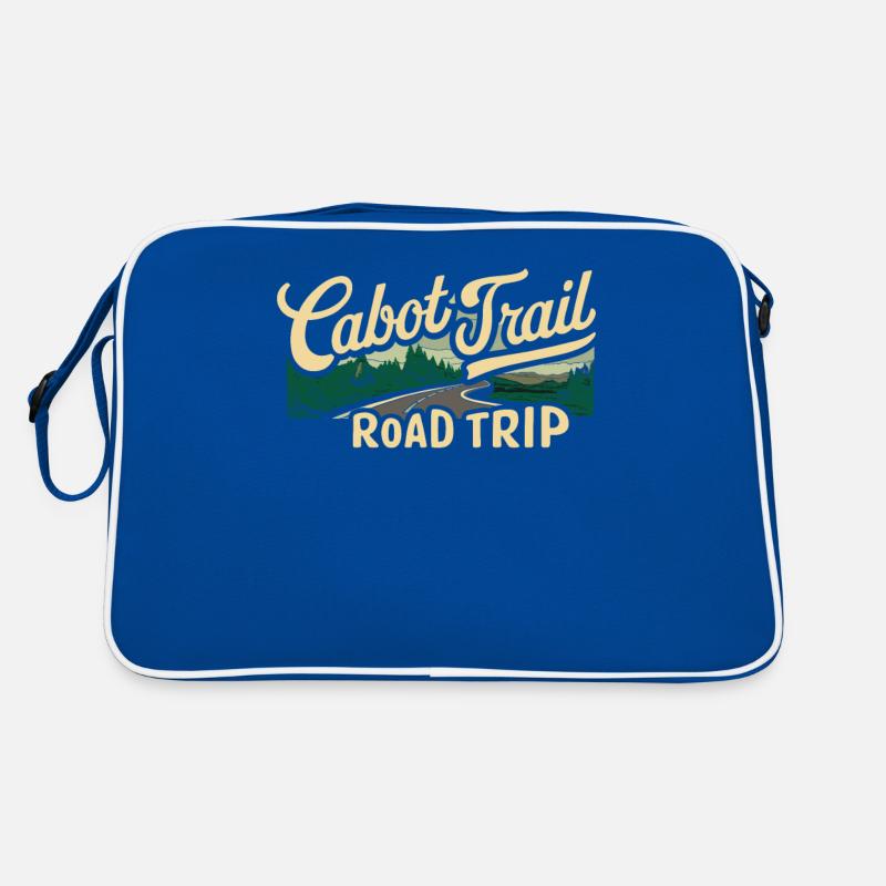 Cabot Trail Road Trip Scenery Retro Bag