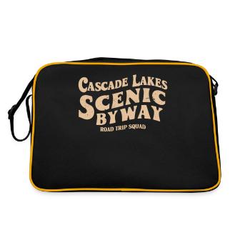 Cascade Lakes Scenic Byway Road Trip Squad - Retro Bag - black/gold - Back