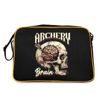 Archery Archery Archery Archer - Retro Bag - black/gold - Back