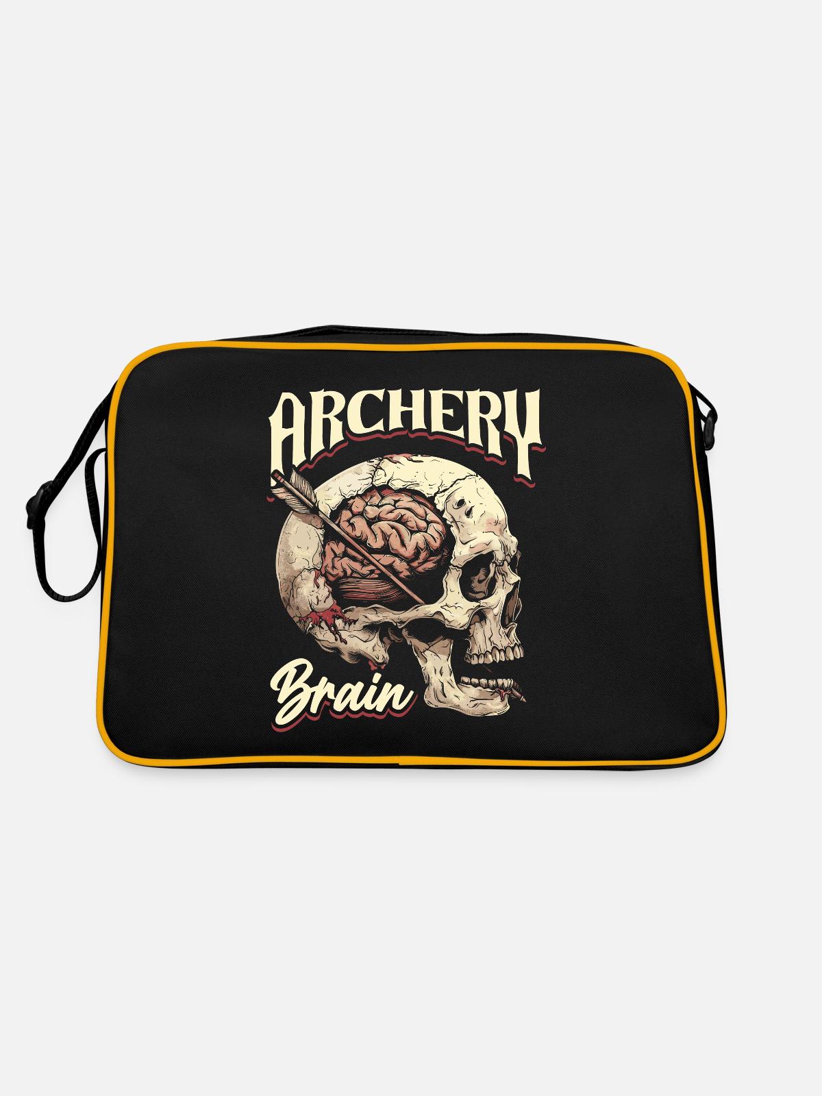 Archery Archery Archery Archer - Retro Bag - black/gold - Back