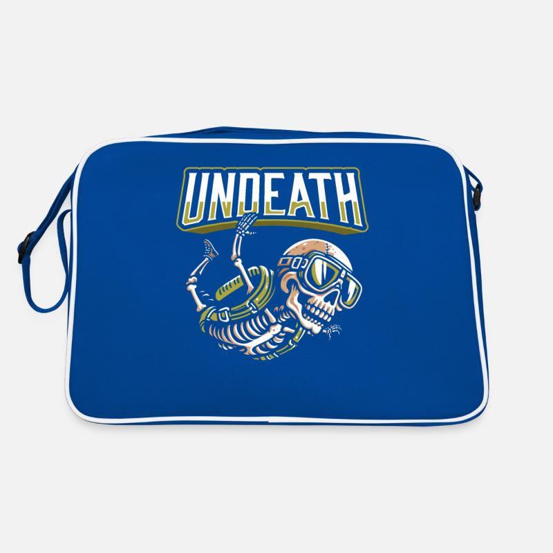 Parachutiste Parachutisme Squelette Sac Retro