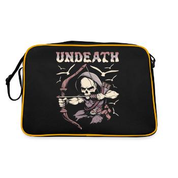 Bow Hunt Bow Hunter Skeleton Undeath - Retro Bag - black/gold - Back