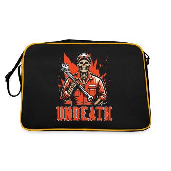 Schrauber Tuning Tuner Undeath - Retro Bag - black/gold - Back