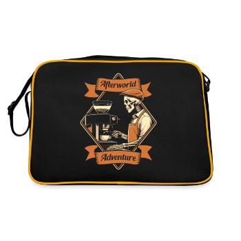 Barista Coffee Afterworld Adventure - Sac Retro - noir/or - Dos