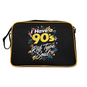 I have a 90s R&B Type Soul - Retro Bag - black/gold - Back
