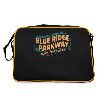 Blue Ridge Parkway Road Trip Squad - Retro Bag - black/gold - Back