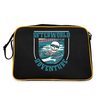 Swimming Float Skeleton Afterworld Adventure - Retro Bag - black/gold - Back