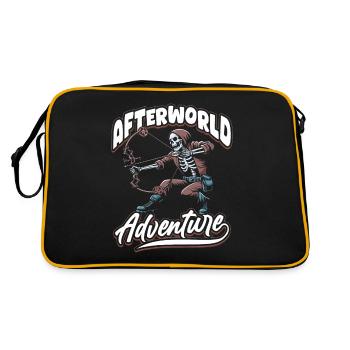 Bow Hunting Bow Hunter Skeleton - Retro Bag - black/gold - Back