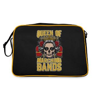 Fanfahrenzug Spielmannszug - Retro Tasche - Schwarz/Gold - Hinten