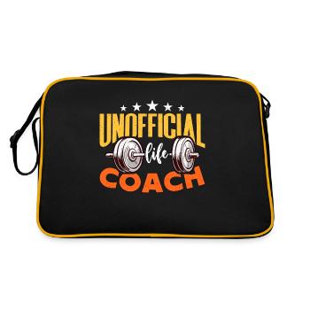Coach de santé Coach de vie non officiel Entraîneur de fitness - Sac Retro - noir/or - Dos