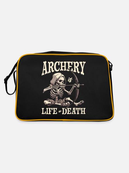 Tir à l’arc Archer Skeleton - Sac Retro - noir/or - Dos