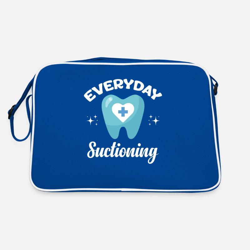 Daily Sucking Dental Assistant Flossing Retro Bag