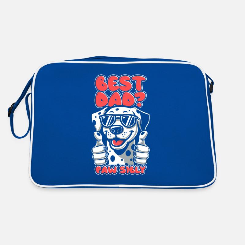 Dalmatiner Vater Best Dad Pawsibly Retro Tasche