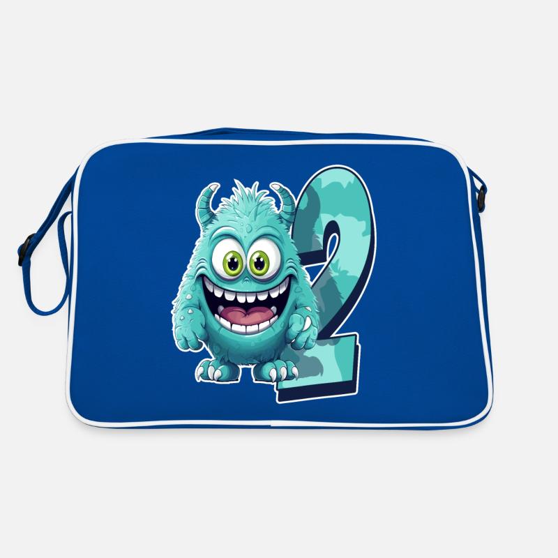 Conception de monstres pour enfants – deux ans Sac Retro