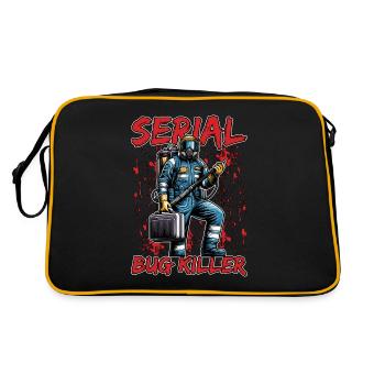 Pest Control Serial Bug Killer Pest Management - Retro Bag - black/gold - Back