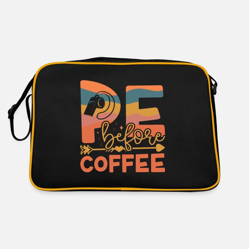 P.E Instructor P.E Before Phys Ed Coffee Lover Retro Bag