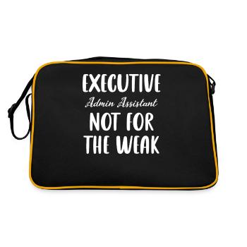 L’assistant administratif exécutif n’est pas pour les faibles - Sac Retro - noir/or - Dos