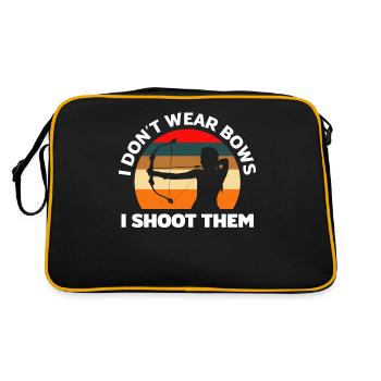 Bow Girl Bow Archery - Retro Bag - black/gold - Back