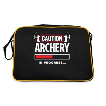 Archery Funny Archery - Retro Bag - black/gold - Back