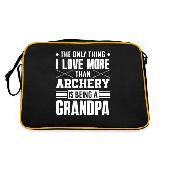 Archery Grandpa Archery - Retro Bag - black/gold - Back