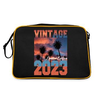 2023 Vintage Édition Limitée Palmiers Né 2023 - Sac Retro - noir/or - Dos