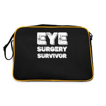 Chirurgie oculaire survivante de la cataracte - Sac Retro - noir/or - Dos