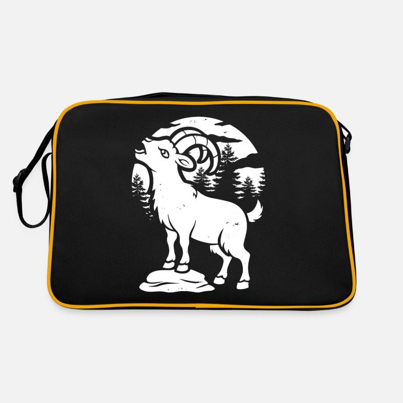 Hurlement de la lune de la chèvre Sac Retro