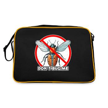 Pest Control Don't Bug Disinfector Insect Solution - Retro Tasche - Schwarz/Gold - Hinten
