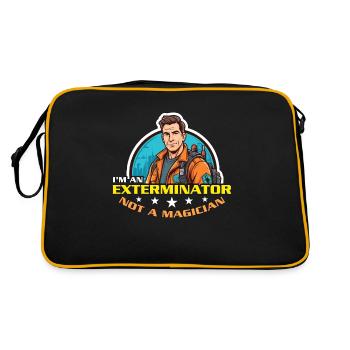 Pest Control I'm An Exterminator Pest Management - Retro Bag - black/gold - Back