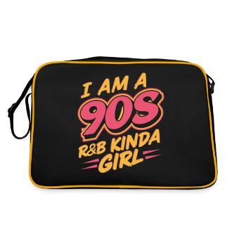 I'm a 90s R&B Girl - Retro Bag - black/gold - Back