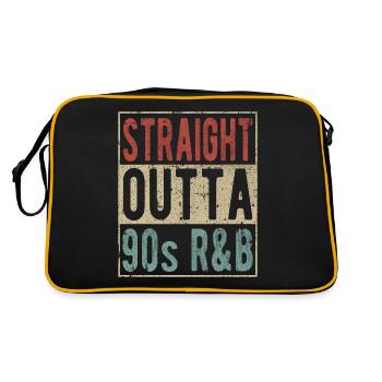 Straight Outta 90s R&B Retro Style - Retro Bag - black/gold - Back