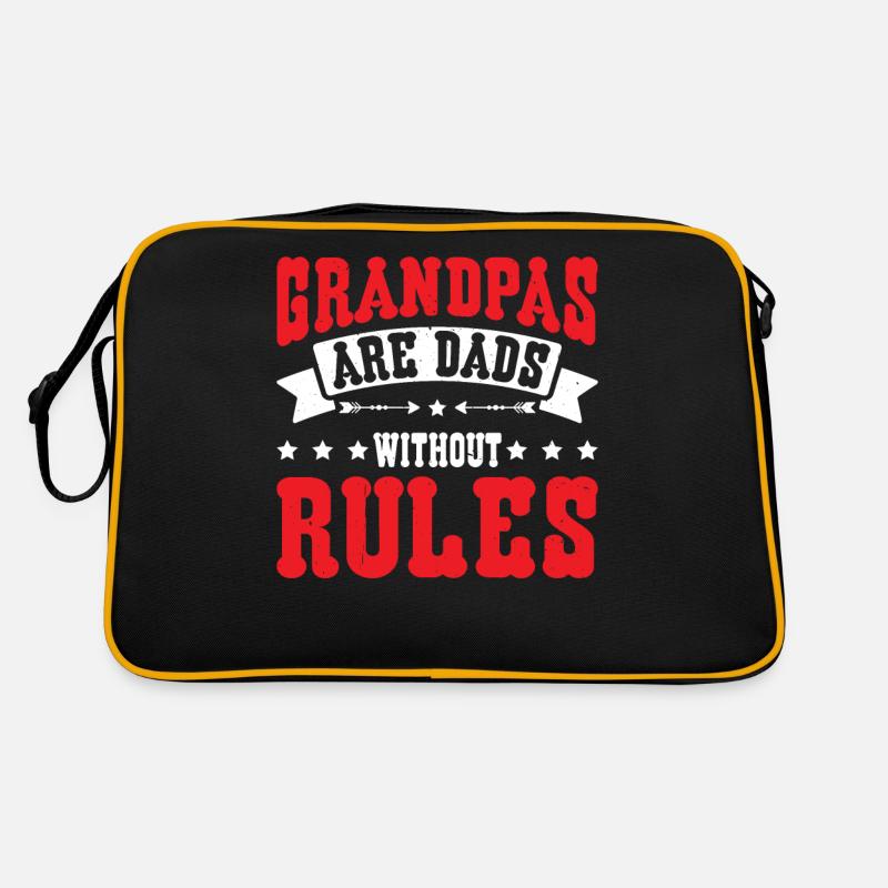 Grandpas Are Dads Without Rules 2 Retro Tasche
