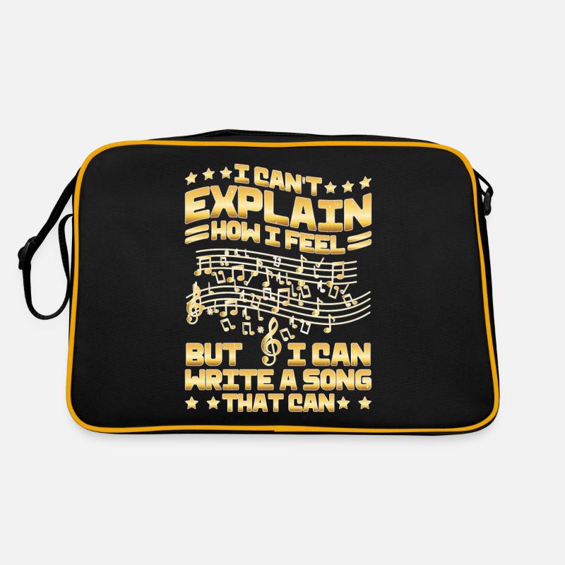 Can't Explain Feelings, But Can Write a Song Retro Bag