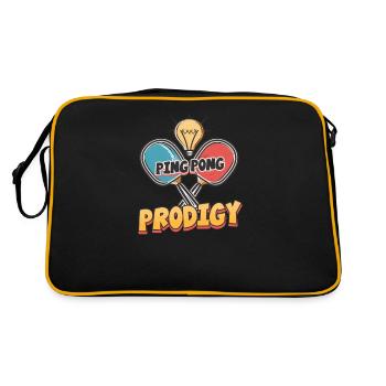 Ping Pong Ping Pong - Sac Retro - noir/or - Dos