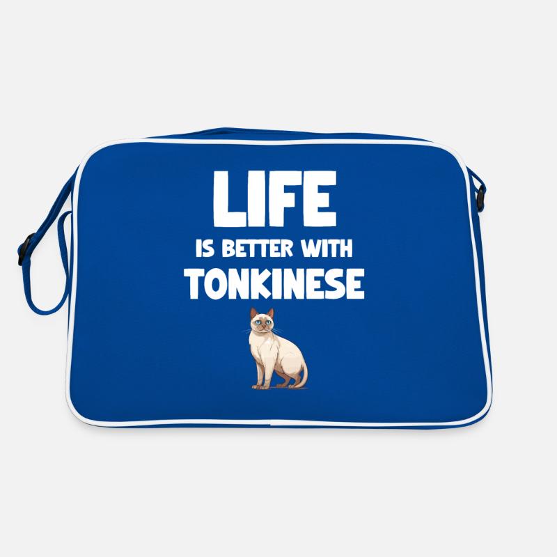 Life is better with Tonkinese's ragdoll Retro Bag