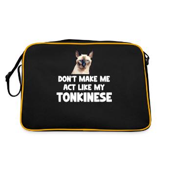 Ne me laisse pas comme le mien - Sac Retro - noir/or - Dos