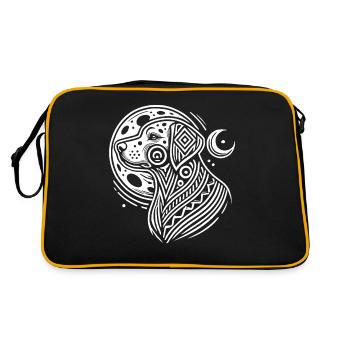 Phases de lune dalmates - Sac Retro - noir/or - Dos