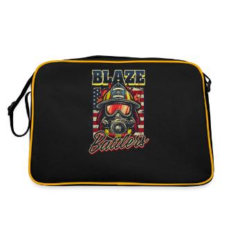 Wildland Firefighter Blaze Battlers - Retro Bag - black/gold - Back