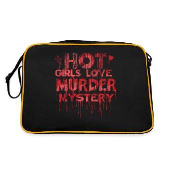 Murder Mystery Dinner plays the victim - Retro Bag - black/gold - Back
