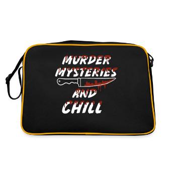 Murder Mystery Dinner plays the victim - Retro Bag - black/gold - Back