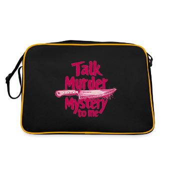 Murder Mystery Dinner plays the victim - Retro Bag - black/gold - Back