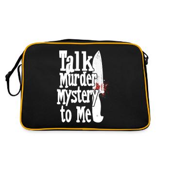 Murder Mystery Dinner plays the victim - Retro Bag - black/gold - Back