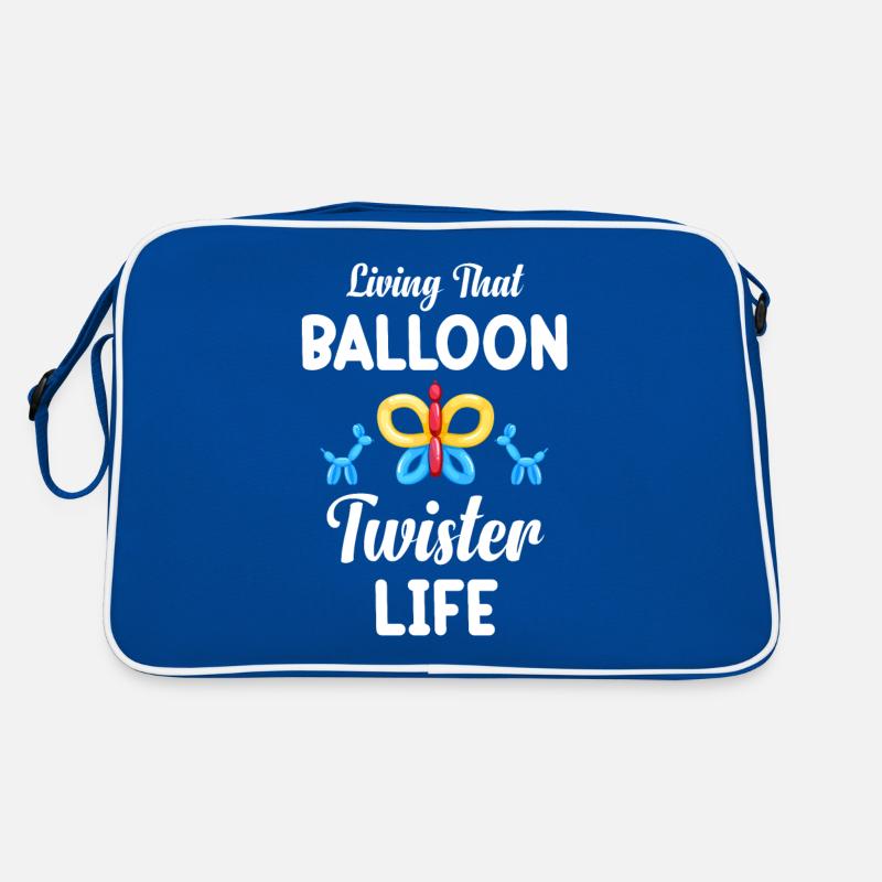 Vivre cette vie de tornade de ballons Anniversaire Sac Retro