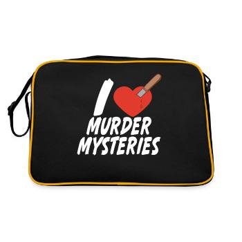 Murder Mystery Dinner plays the victim - Retro Bag - black/gold - Back