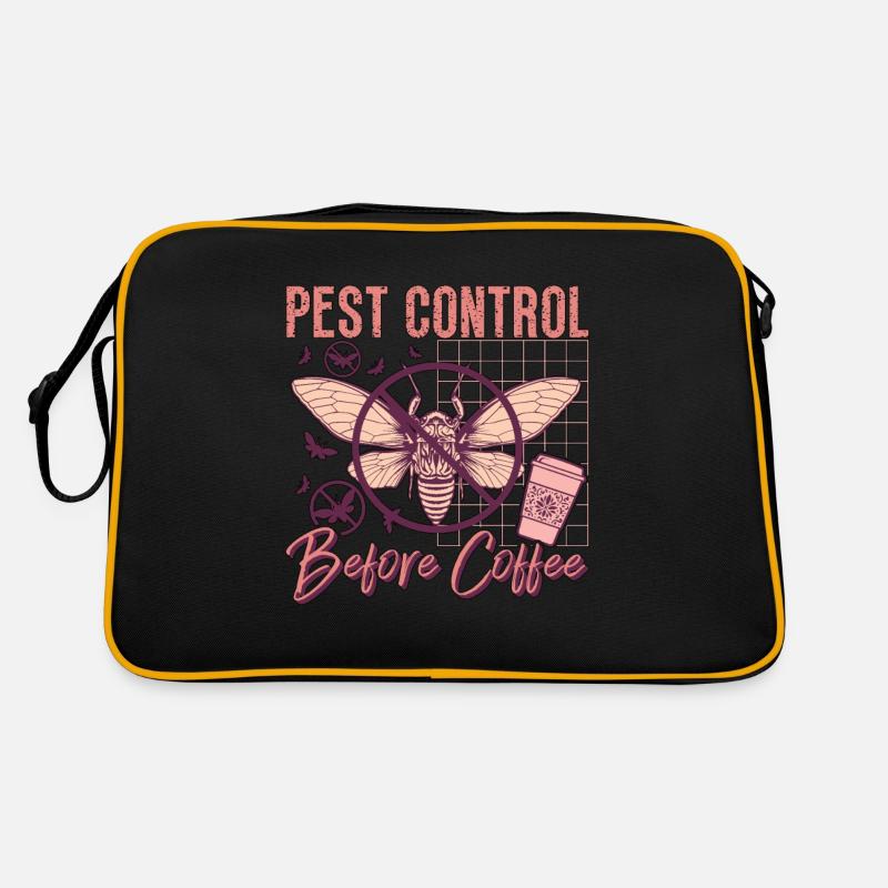 Pest Control Before Insect Solutions Coffee Lover Retro Bag