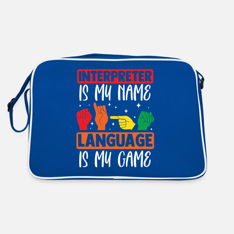 ASL Teacher American Sign Language Retro Bag