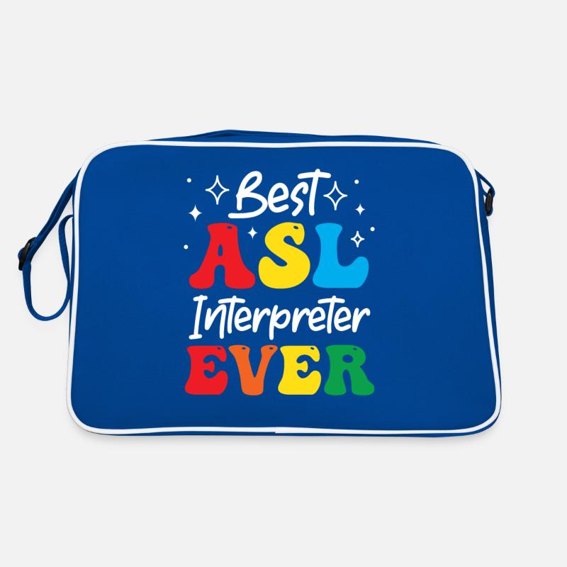 ASL Teacher American Sign Language Retro Bag