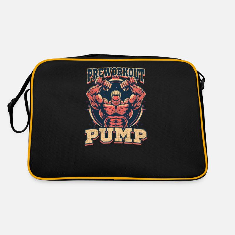 Pre Workout Pre Workout Pumpe Retro Tasche
